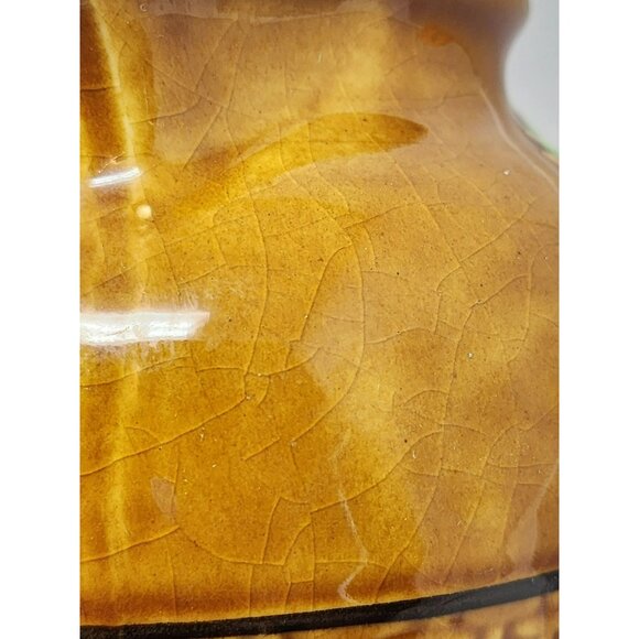 Vintage Japanese Ceramic Pitcher With‎ Embossed Fruit Design & Handle - Picture 8 of 11